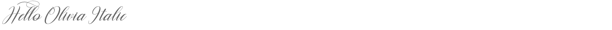 Hello Olivia Hello Olivia Italic.otf font preview
